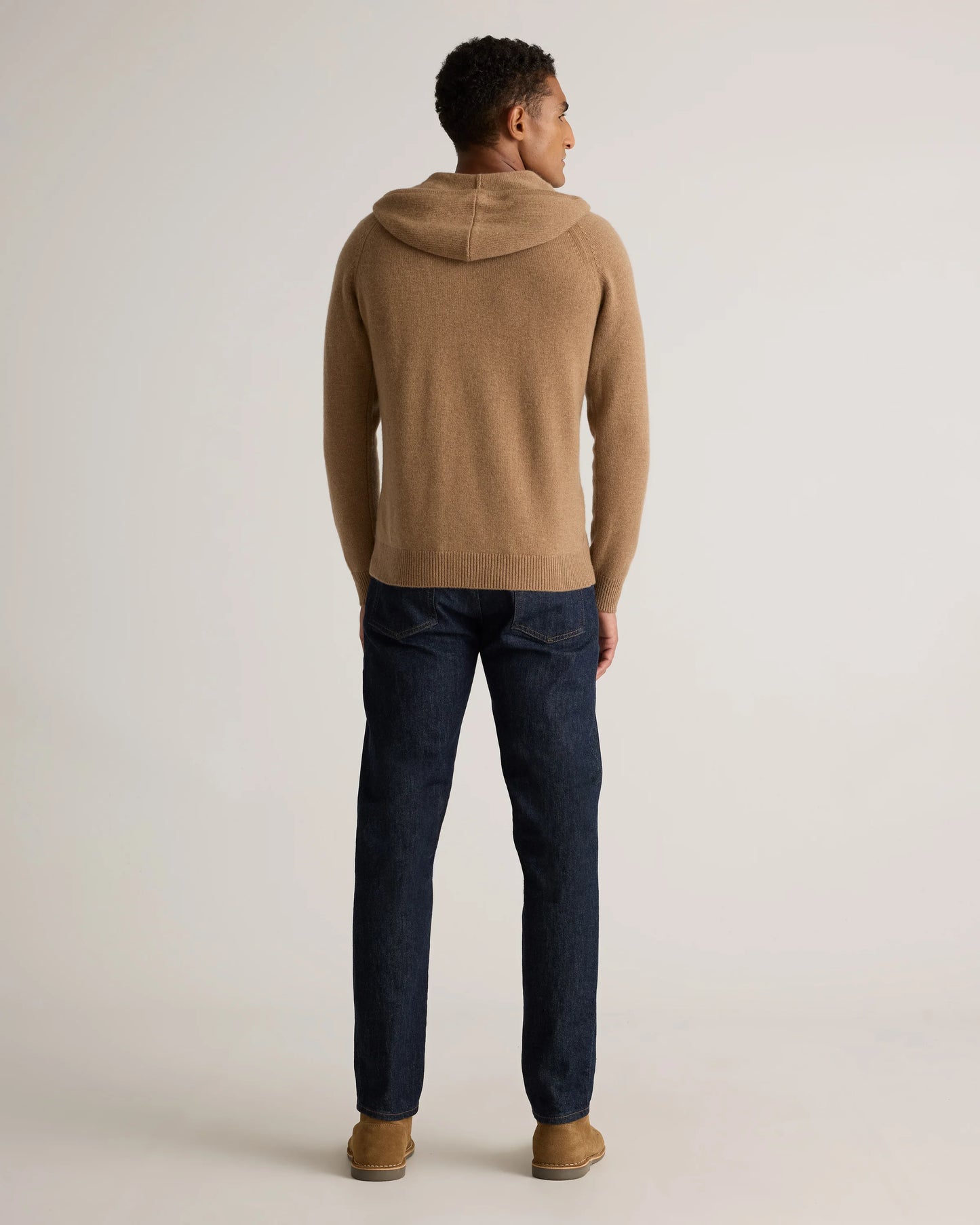 Mongolian Cashmere Pullover Hoodie - XS / Sea Spray Green