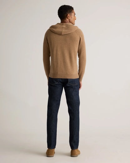 Mongolian Cashmere Pullover Hoodie - XS / Sea Spray Green