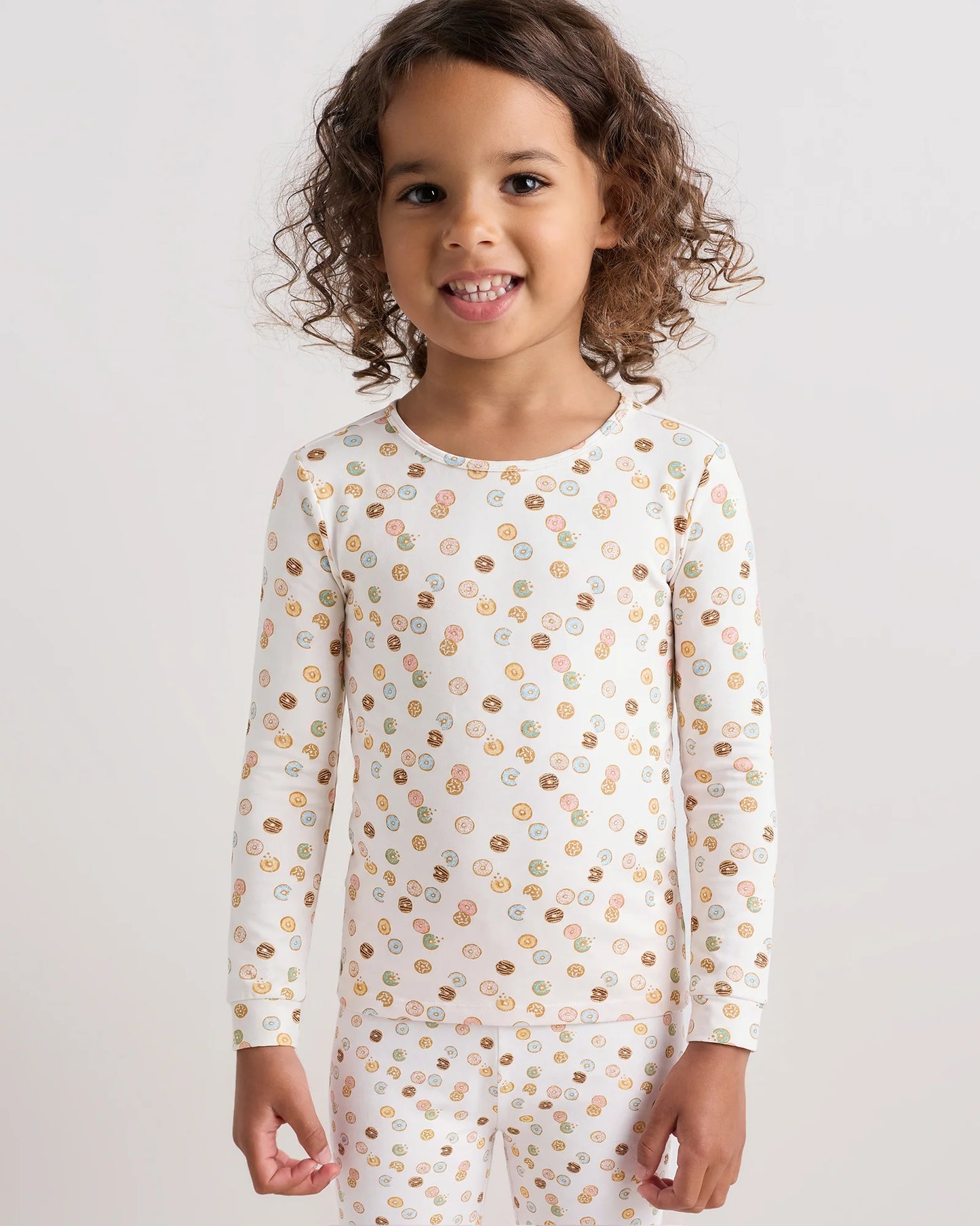Bamboo Long Sleeve and Pant Pajama Set - 2T / Wildflower Dreams