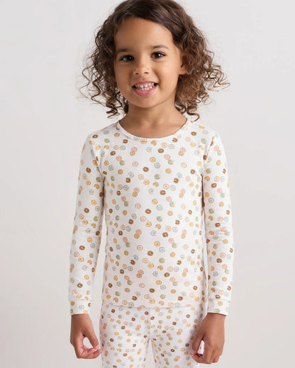 Bamboo Long Sleeve and Pant Pajama Set - 2T / Wildflower Dreams