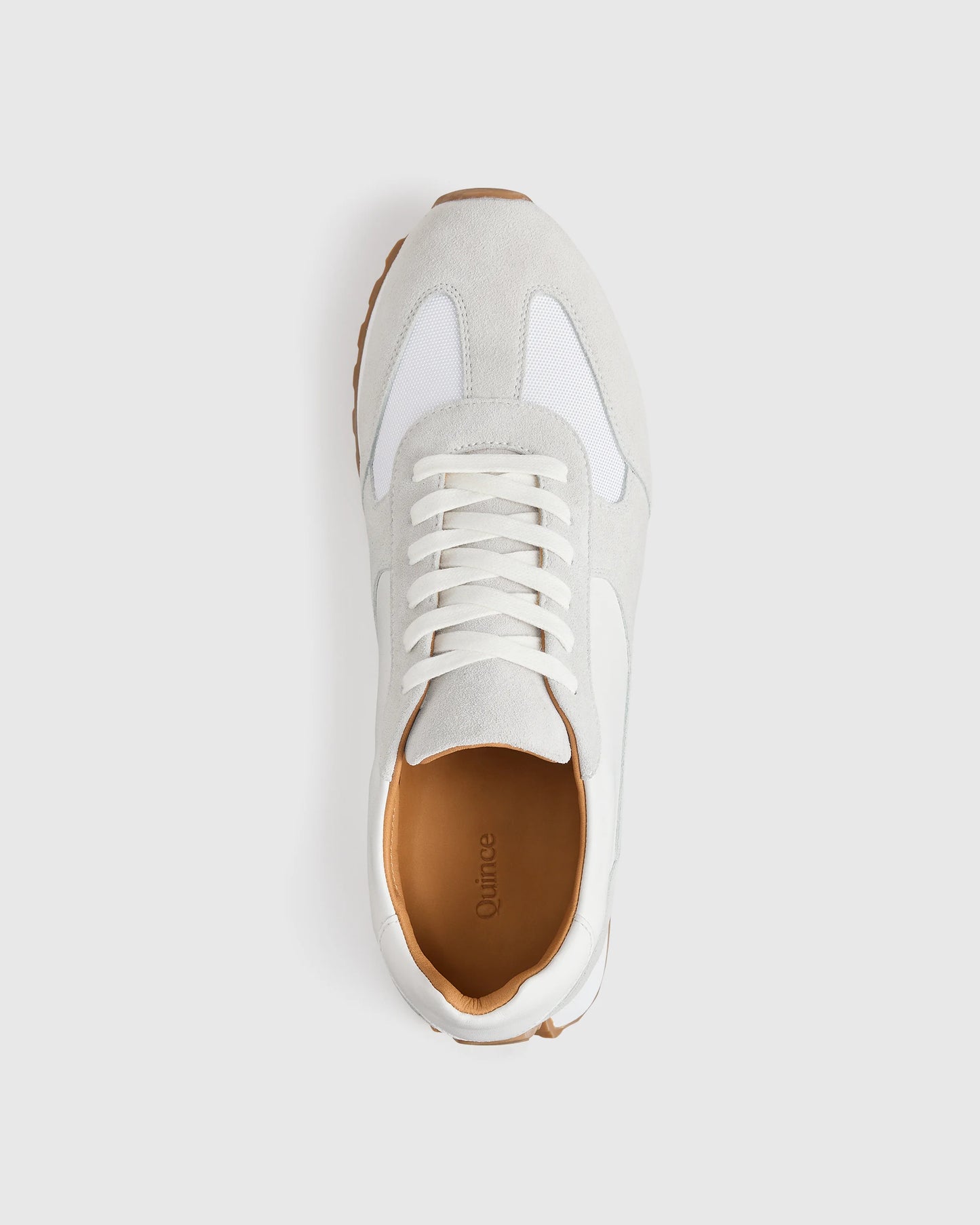 Italian Leather and Suede Retro Runner - 7 / Dark Navy