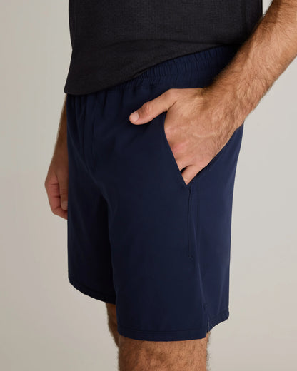 Classic Unlined Run Shorts - 7" - S / Deep Navy