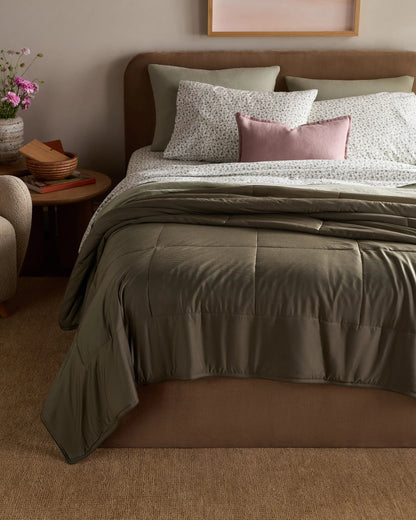 Bamboo Comforter - Twin / Soft Pink