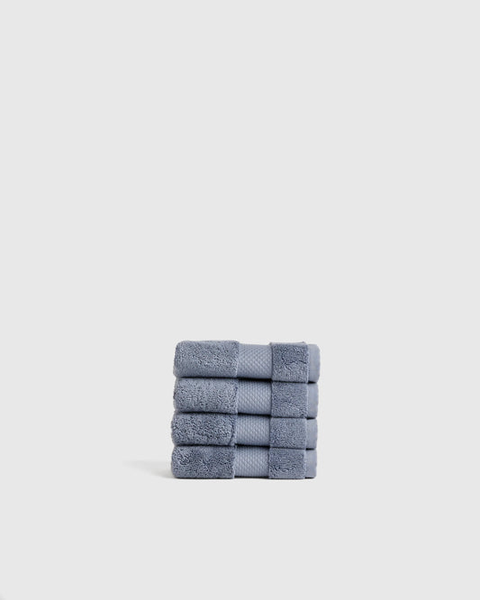 Turkish Ultra Plush Washcloth (Set of 4) - One Size / Mineral