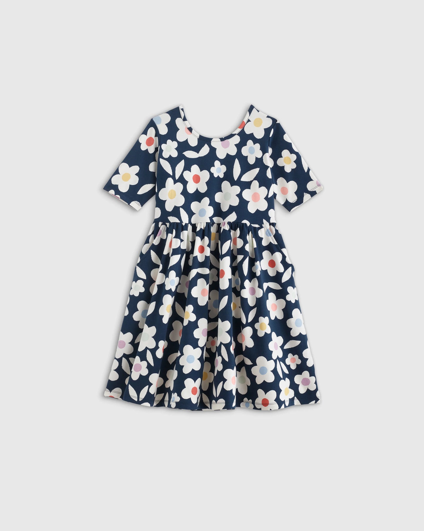 Organic Cotton Skater Dress - 2T / Sweet Cherries