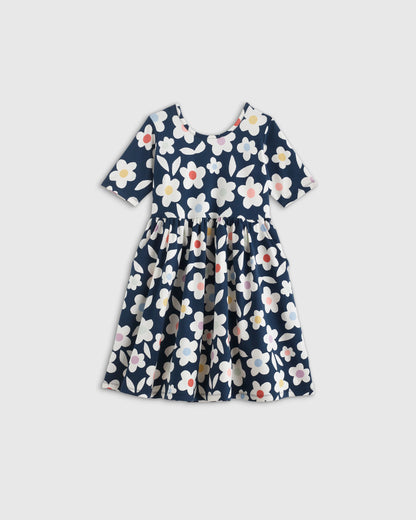 Organic Cotton Skater Dress - 2T / Sweet Cherries