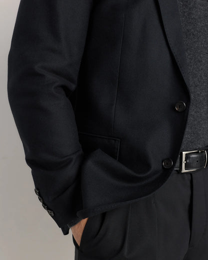 Organic Cotton Cashmere Blazer - S / True Black