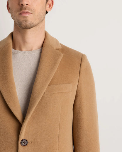 Wool Cashmere Overcoat - XS / Caramel