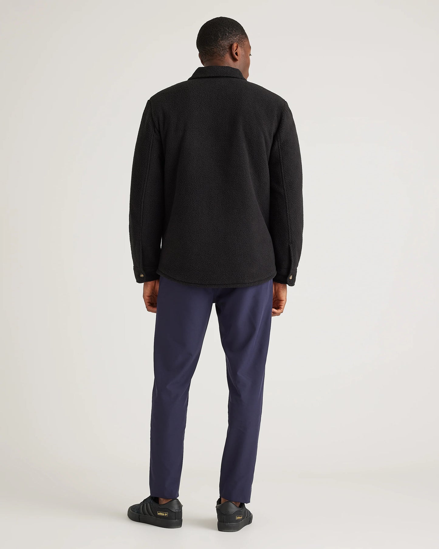 Sherpa Shirt Jacket - S / Black