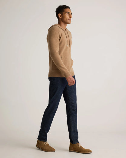 Mongolian Cashmere Pullover Hoodie - XS / Sea Spray Green