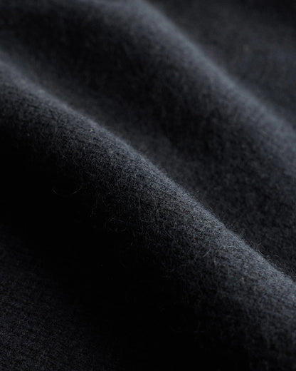 Mongolian Cashmere Structured V-Neck Cardigan - XS / Black