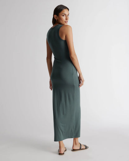 Tencel Jersey Tank Maxi Dress - XS / Brown
