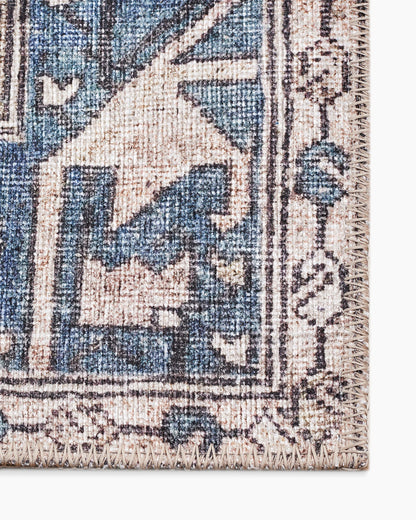 Calder Washable Rug - 3'9" x 5'6" / Navy
