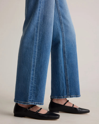 Bella Stretch Relaxed Straight Jeans - 24 / Atlantic Blue