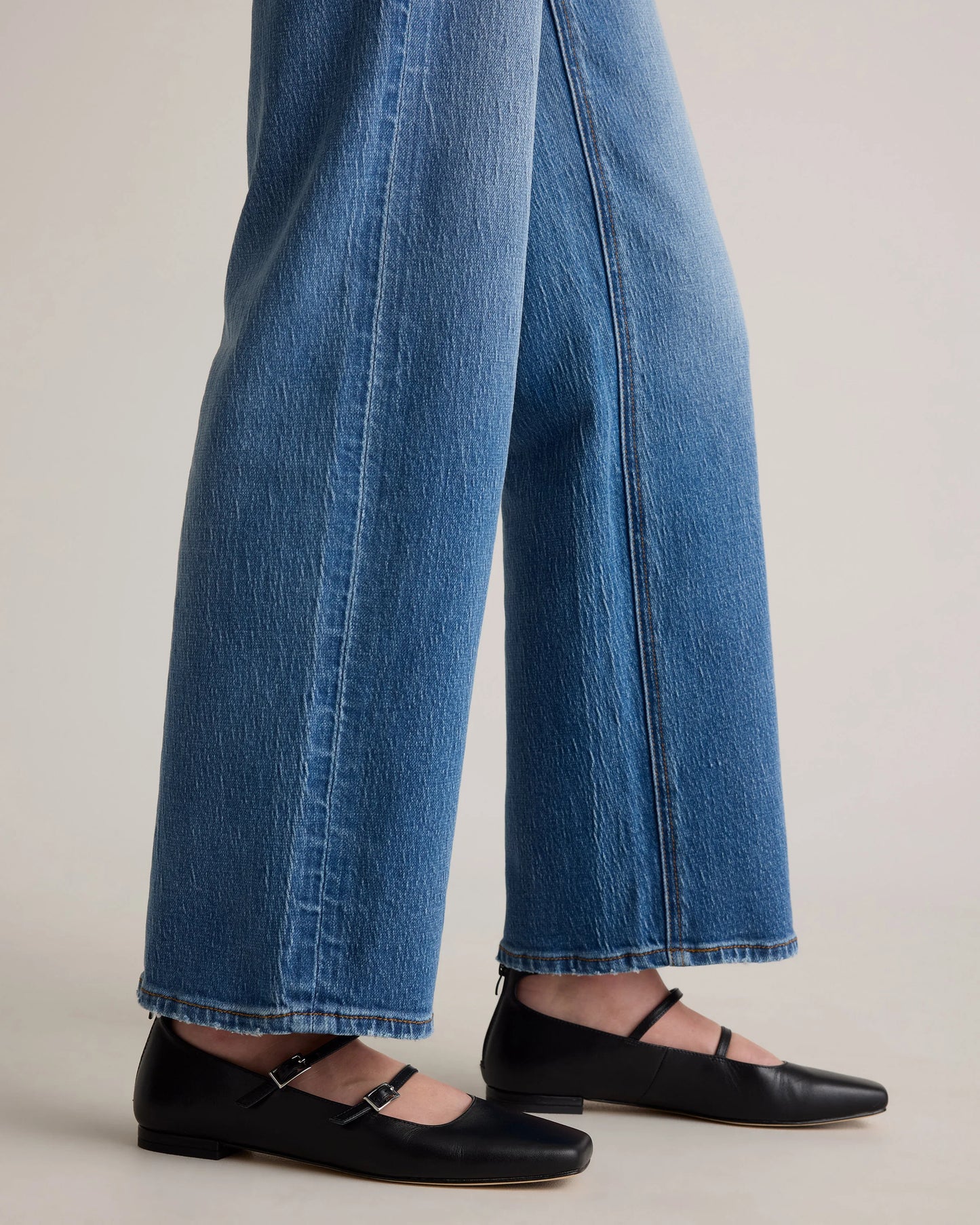 Bella Stretch Relaxed Straight Jeans - 24 / Obsidian Blue