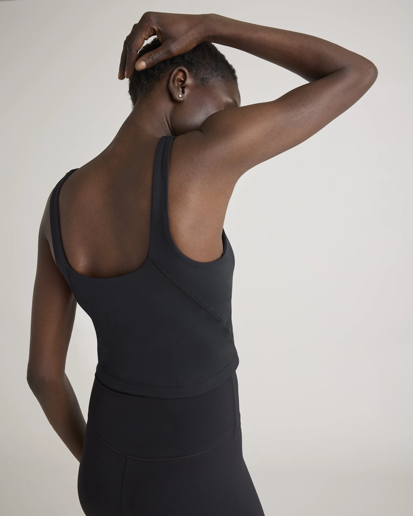Ultra-Form V-Neck Cropped Tank - XS / Forest Green