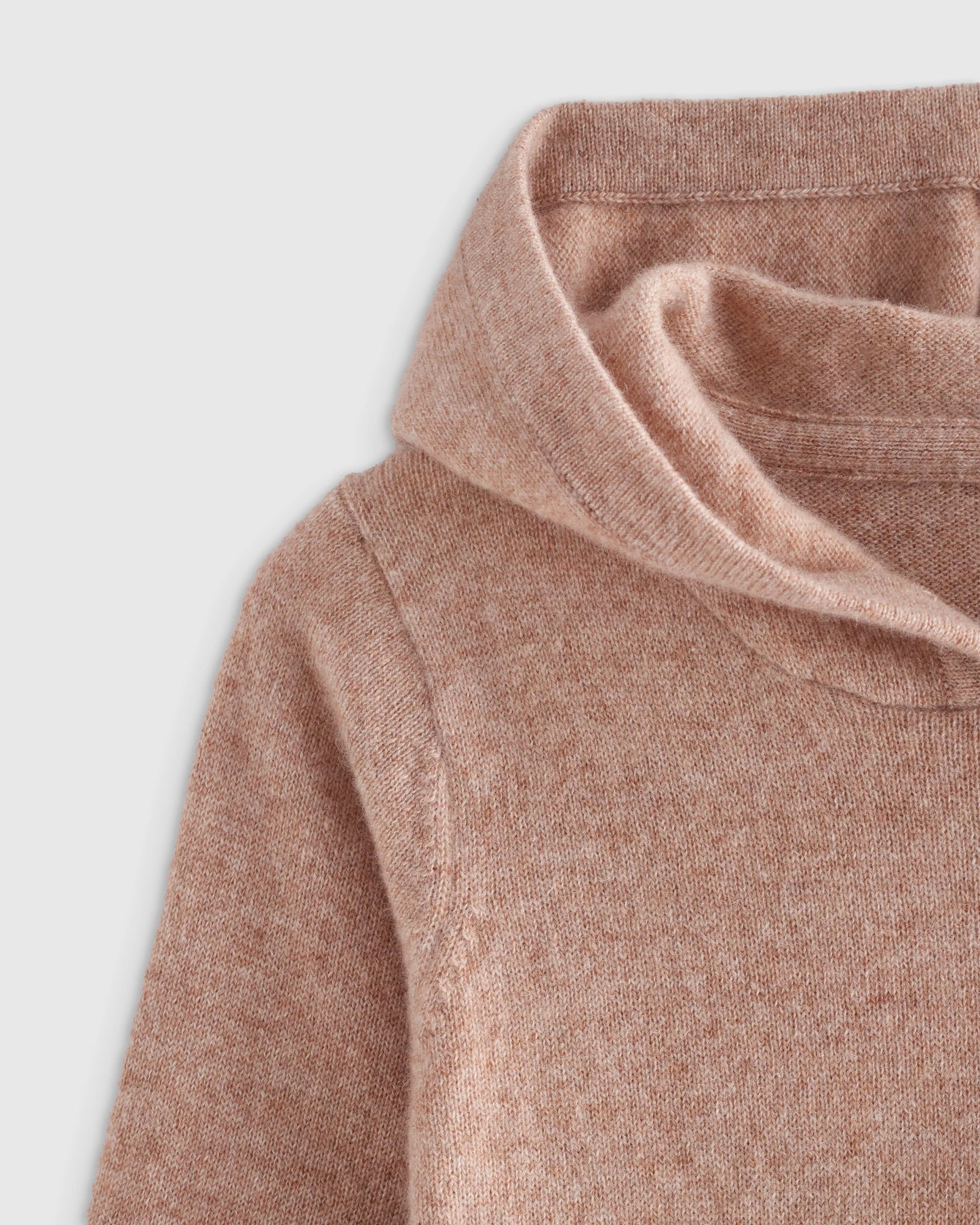 Washable Cashmere Hoodie - 2T / Oatmeal