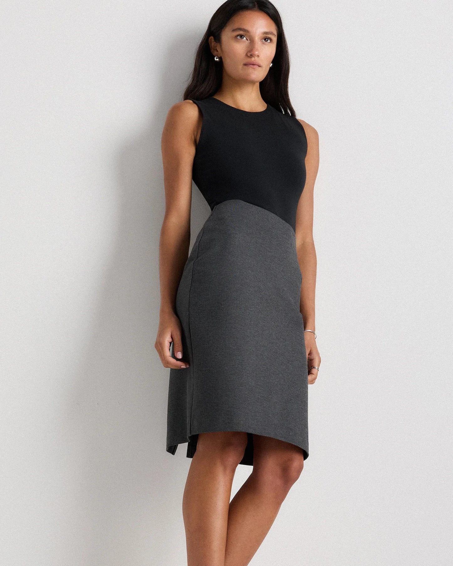 Ultra-Stretch Ponte Pencil Skirt - XS / Charcoal