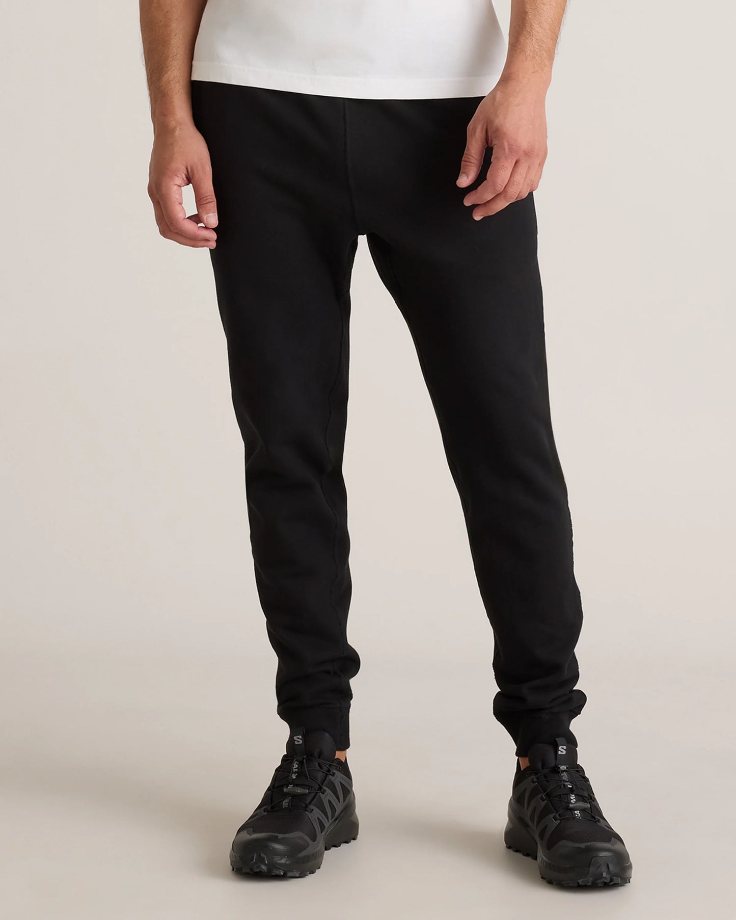 Organic Midweight French Terry Slim Joggers - XS / Light Heather Grey