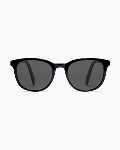 Charlie Polarized Acetate Sunglasses - Standard / Clear with Grey lens