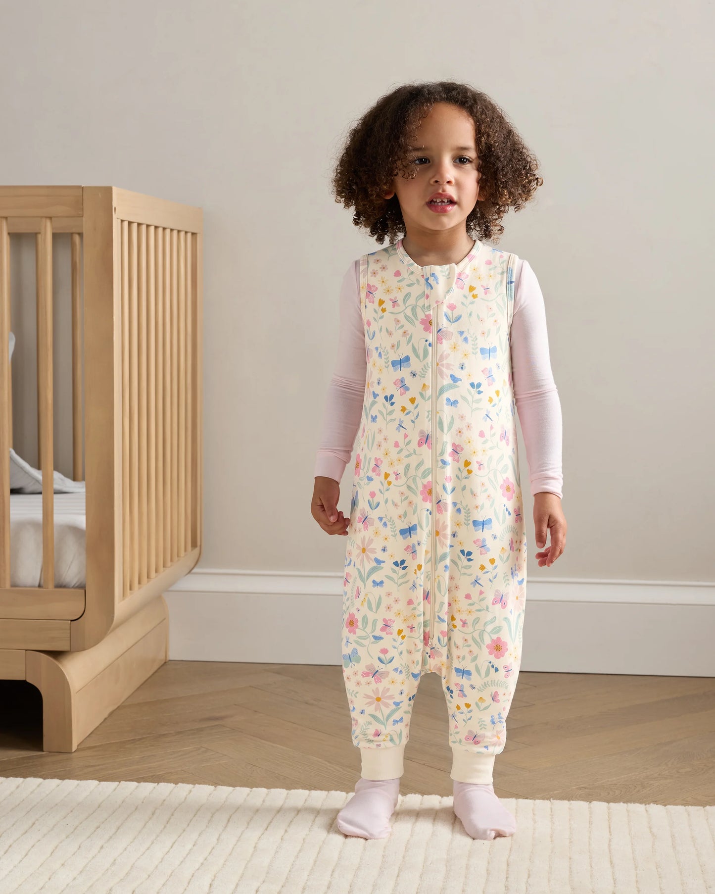 Bamboo Sleep Bag Walker 1.0 TOG - M / Colony Blue