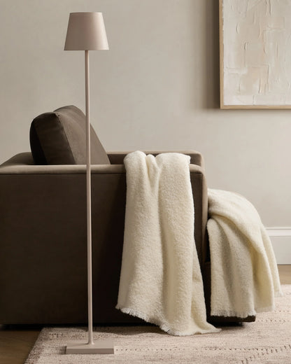 Poldina Pro Rechargeable Floor Lamp by Zafferano - One Size / White