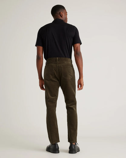 Organic Stretch Corduroy 5-Pocket Pants - 30X30 / Espresso