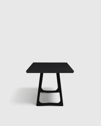 Solid Wood Midcentury Dining Table - One Size / Brown Walnut