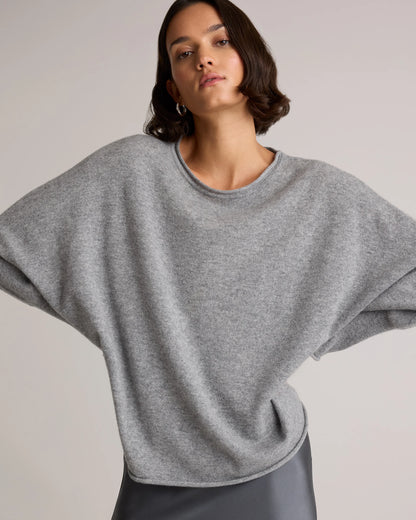 Mongolian Cashmere Batwing Sweater - S/M / Black