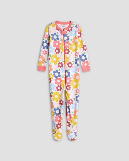 100% Organic Cotton Footie Pajama - 2T / Vehicles