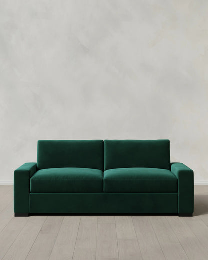 Stillman Sleeper Sofa in Performance Velvet - Queen / Java