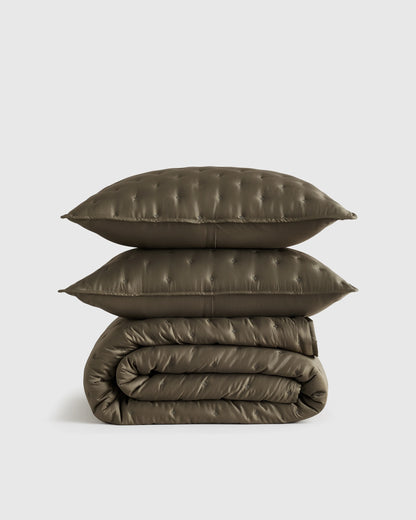 Bamboo Dream Quilt Set - Twin / Sage