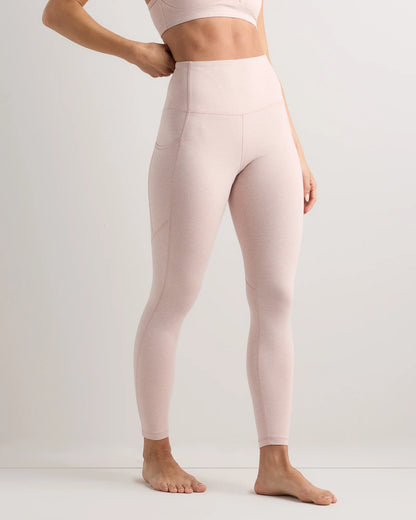Ultra-Soft High-Rise Pocket Legging - XS / Heather Espresso