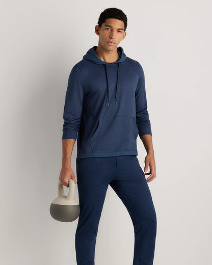 Flowknit Performance Hybrid Pullover Hoodie - S / Heather Green