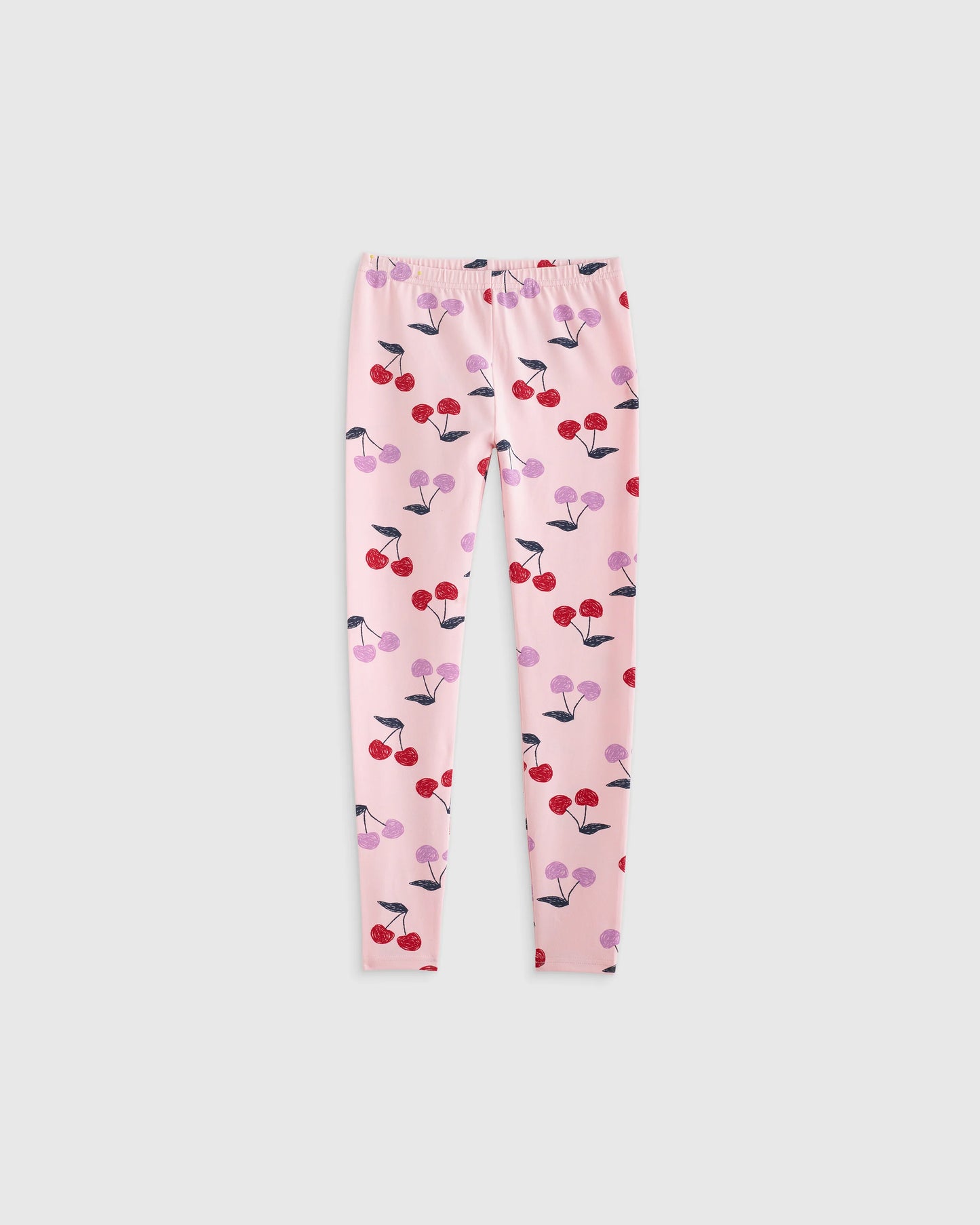 Organic Cotton Leggings 4-Pack - 12 / Poppy Floral/Lilac Unicorn
