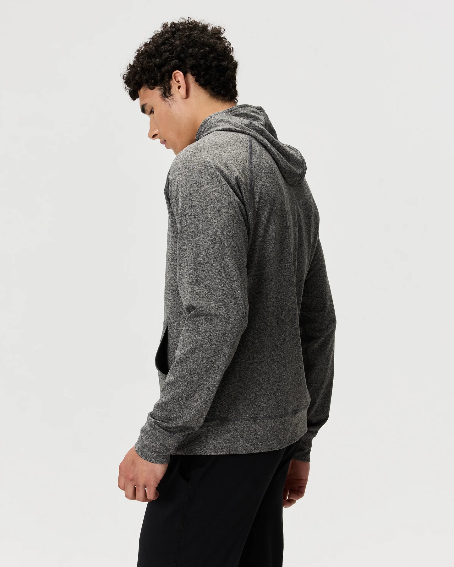 Flowknit Performance Half-Zip Hoodie - S / Heather Green