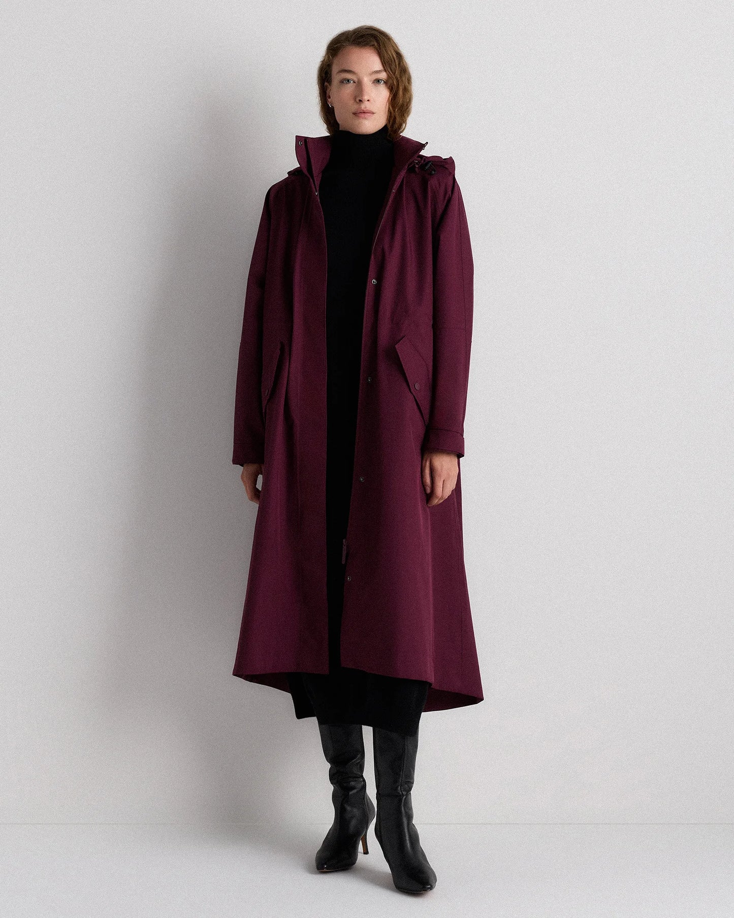 Weather Proof Rain Trench Coat - XS / Dark Spruce