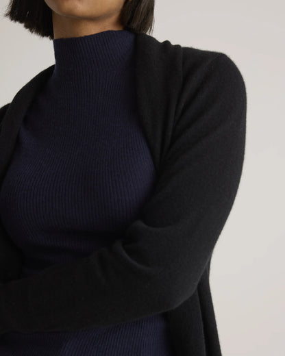 Mongolian Cashmere Duster Cardigan Sweater - XS / Oatmeal