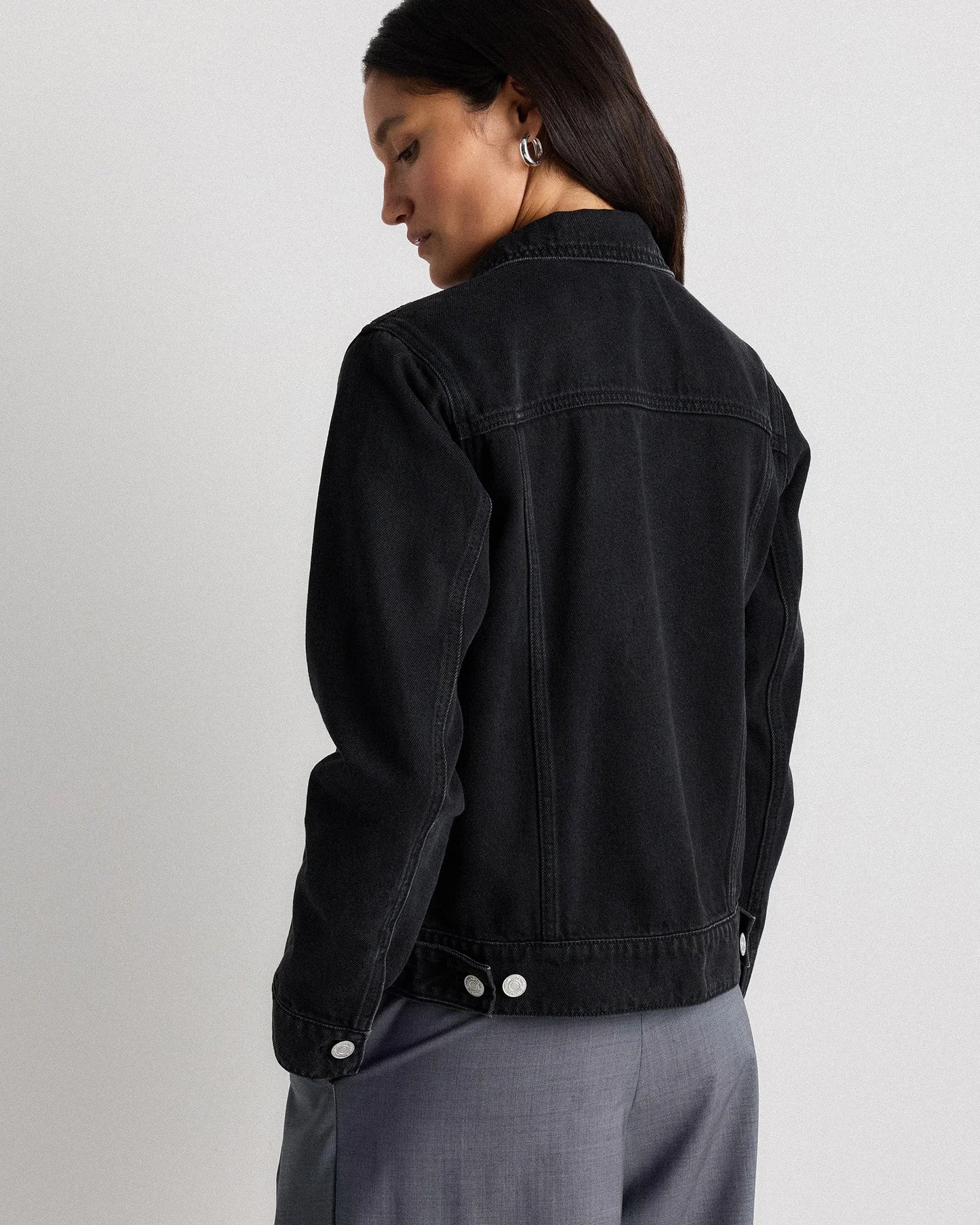 100% Organic Cotton Denim Jacket - XS / Indigo Blue