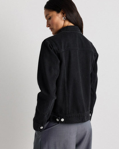 100% Organic Cotton Denim Jacket - XS / Indigo Blue