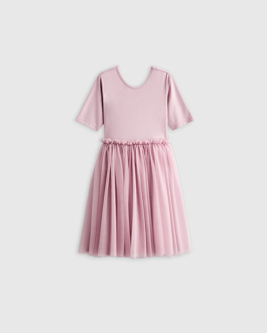 Organic Cotton Tulle Tutu Dress - 2T / Lilac Mauve