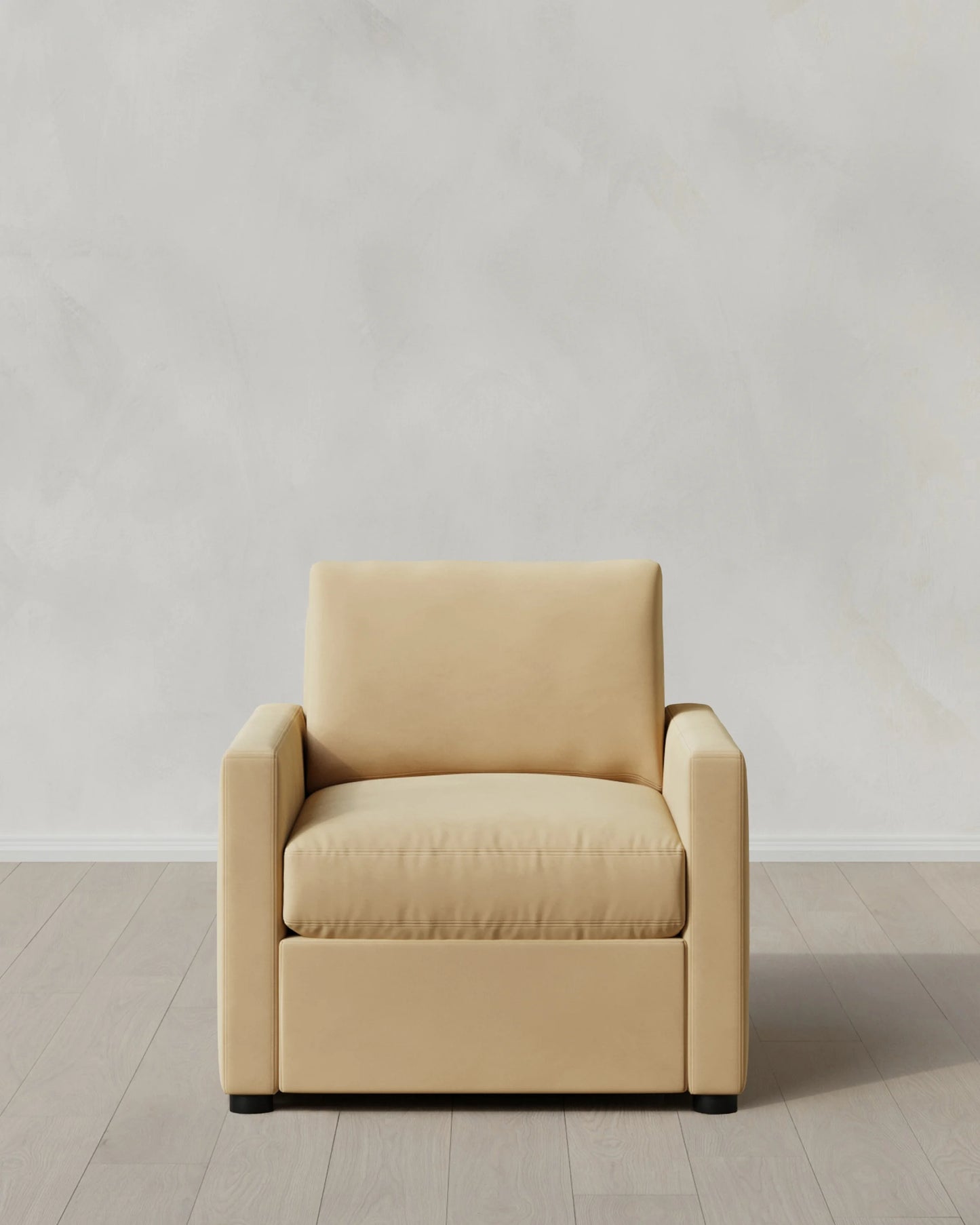 Brennan Accent Chair in Performance Velvet - One Size / Pine