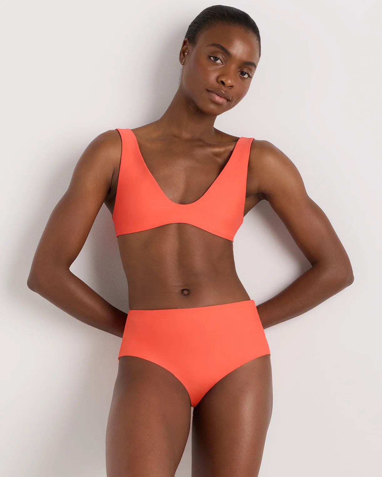 Italian High-Rise Bikini Bottom - XS / Black
