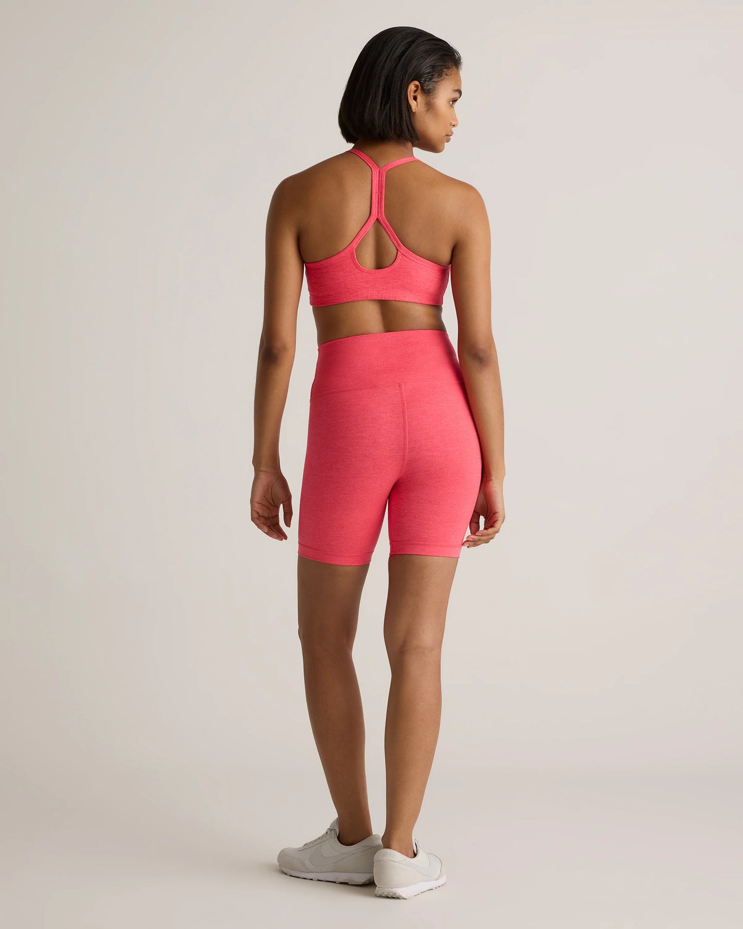 Ultra-Soft Scoop Neck Racerback Bra - XS / Heather Coral