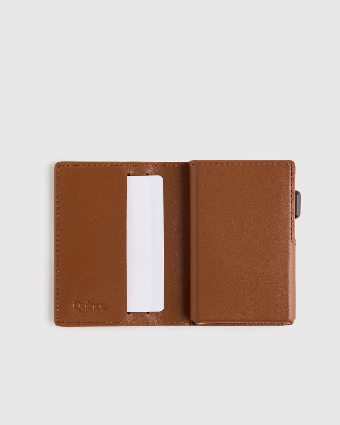 Italian Leather RFID Card Holder - One Size / Hickory