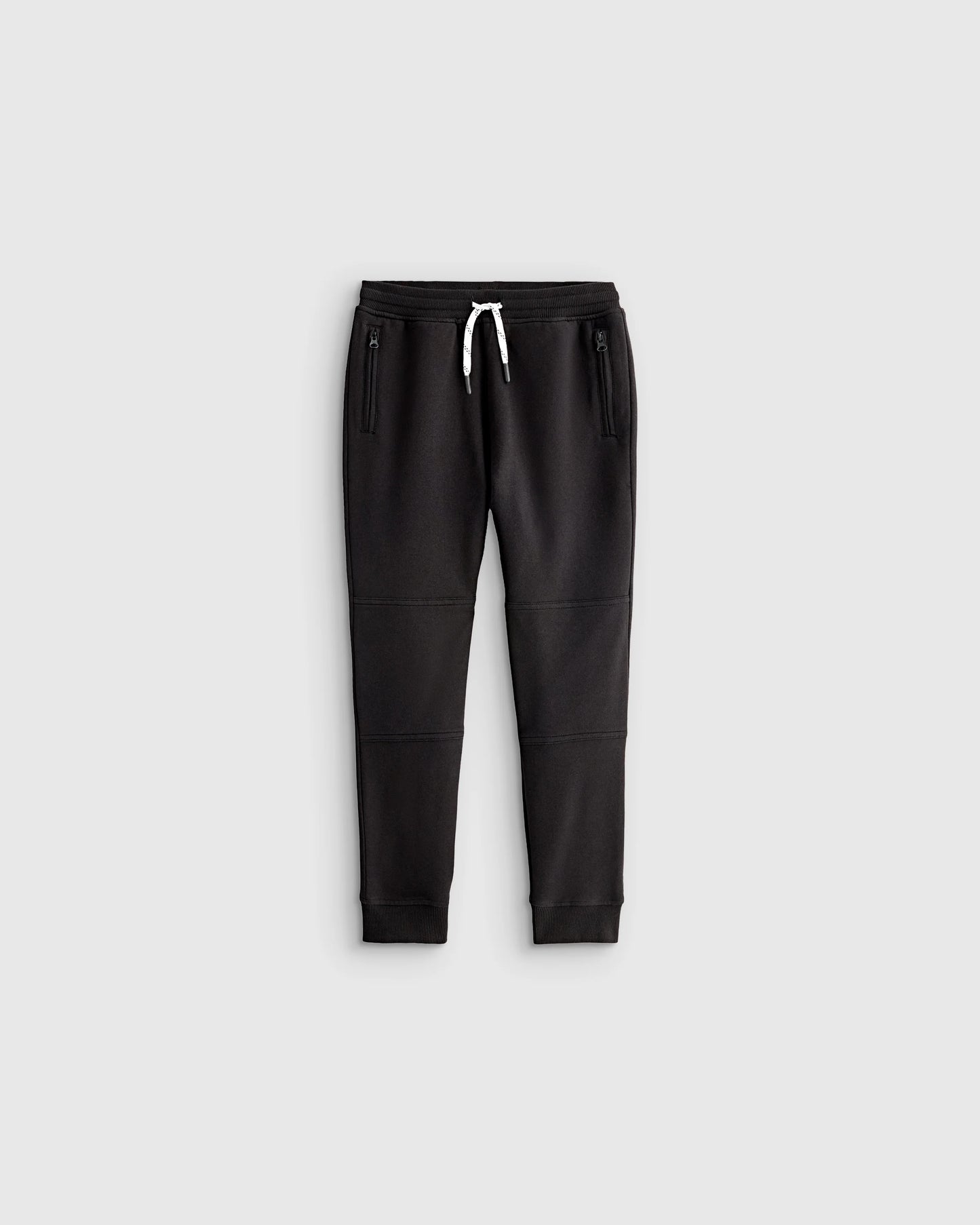 Organic Cotton French Terry Reinforced Knee Slim Jogger - 2T / Navy