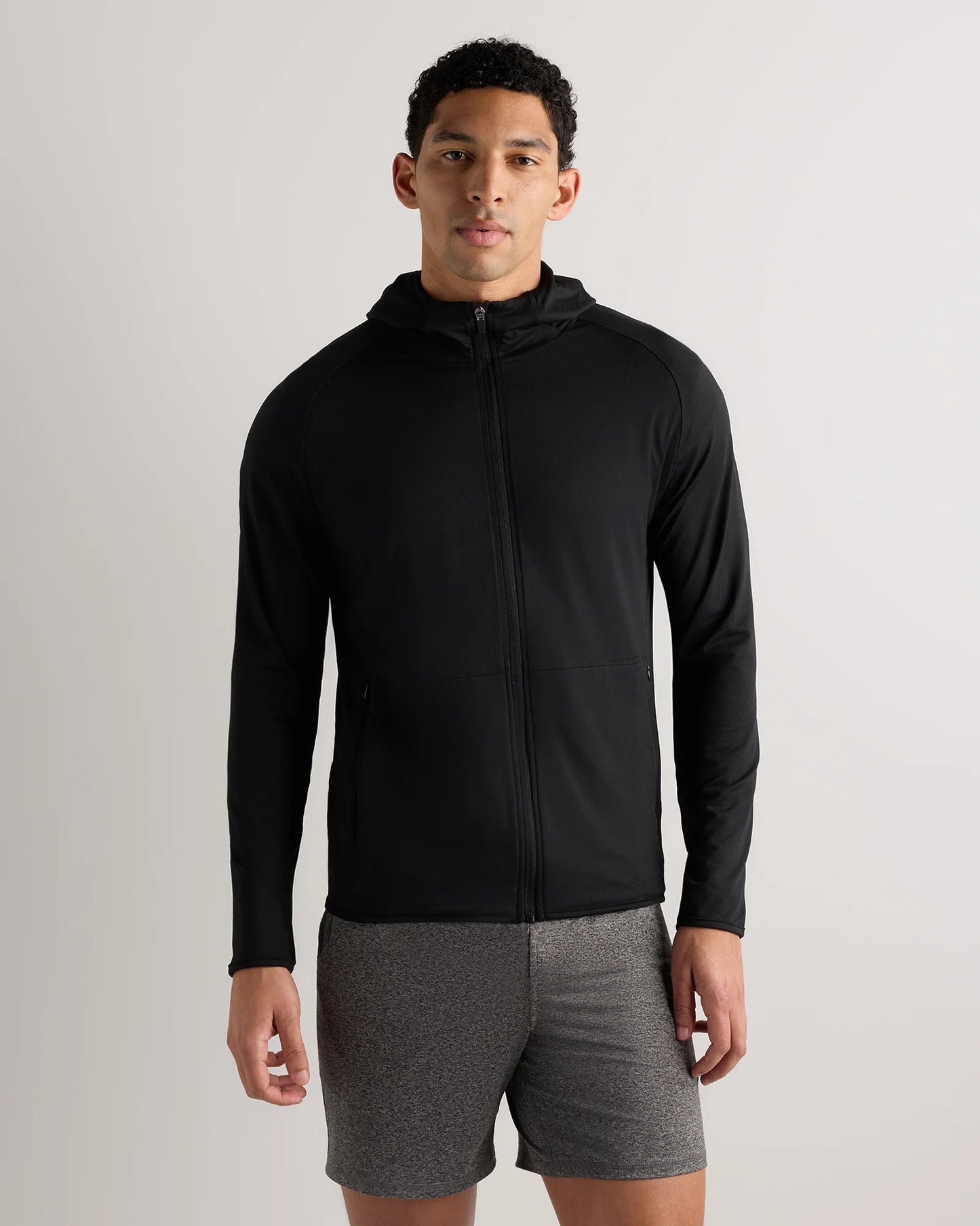 Flowknit Performance Zip Hoodie - S / Heather Grey