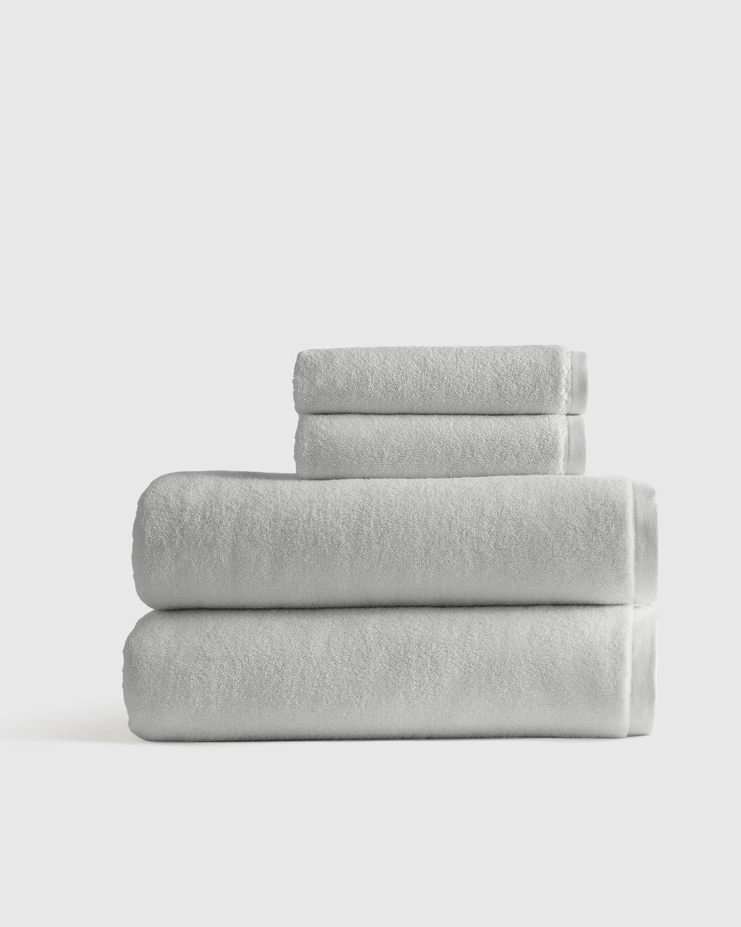 Plush Organic Turkish Cotton Bath Sheet Bundle (4 pieces) - One Size / White