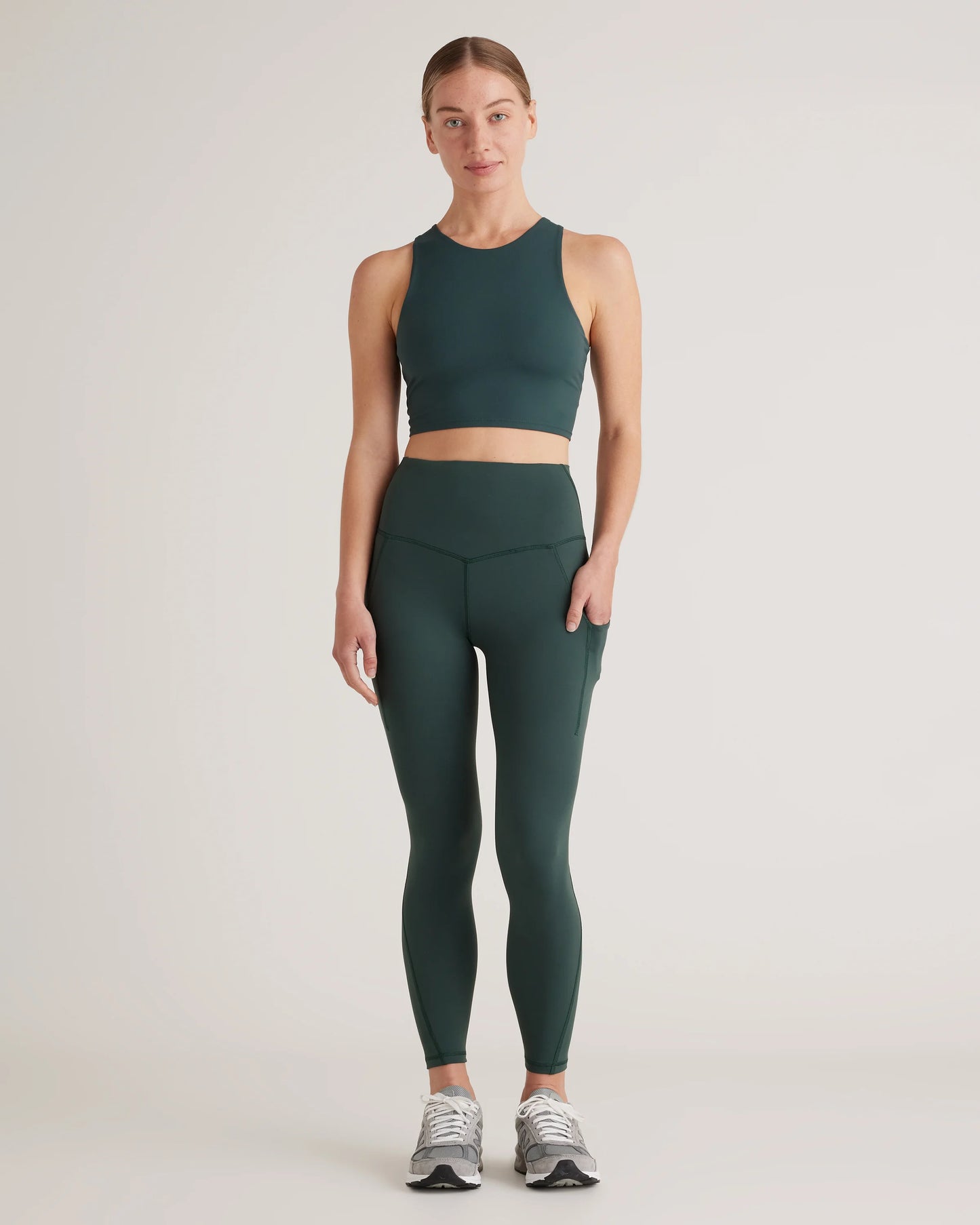 Ultra-Form High-Neck Cropped Tank - XS / Black Camo