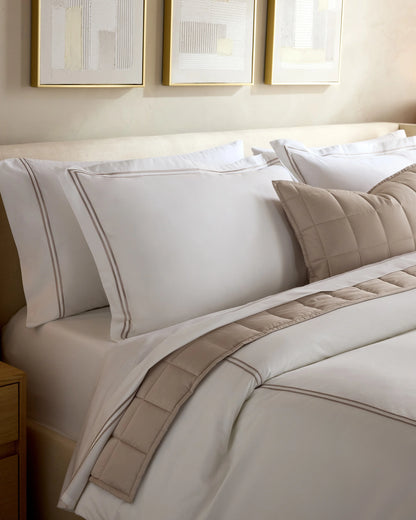 Organic Crisp Percale Sham Set - Standard / White